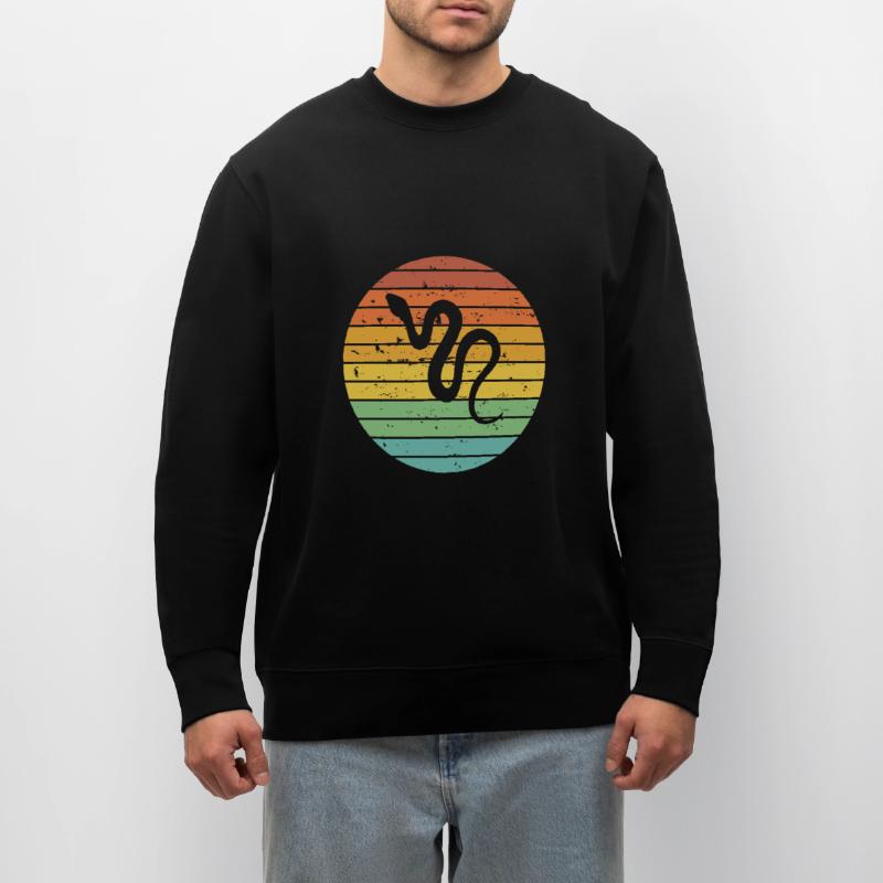 Snake Retro Reptile Python Idée cadeau Sweat bio CHANGER Stanley/Stella Unisexe