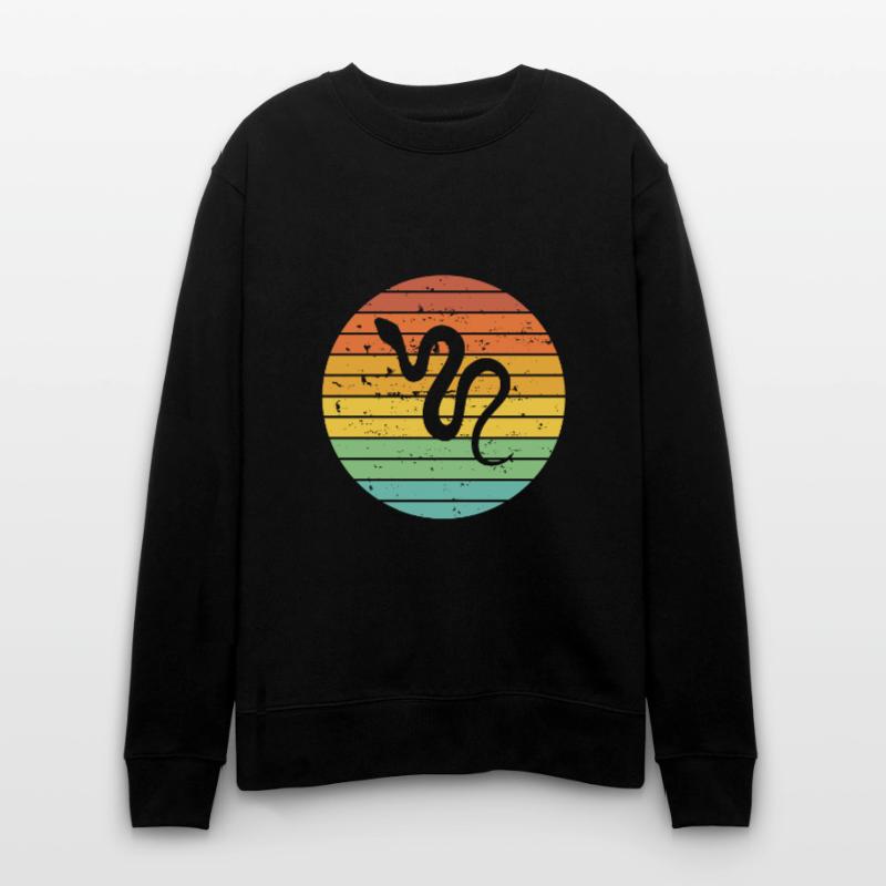 Snake Retro Reptile Python Idée cadeau Sweat bio CHANGER Stanley/Stella Unisexe