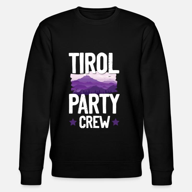 Tirol Party Crew - Stanley/Stella Unisex Bio-Sweatshirt CHANGER  - Schwarz
