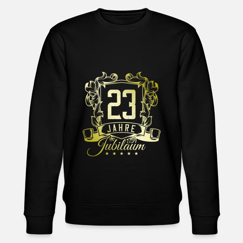 23 Zahl wappen - Stanley/Stella Unisex Bio-Sweatshirt CHANGER  - Schwarz