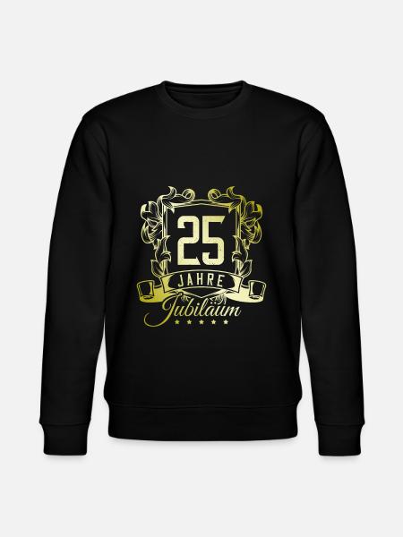 25 Zahl wappen - Stanley/Stella Unisex Bio-Sweatshirt CHANGER  - Schwarz