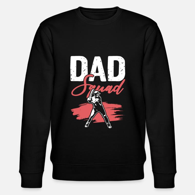 Équipe de baseball papa - Sweat bio CHANGER Stanley/Stella Unisexe - noir