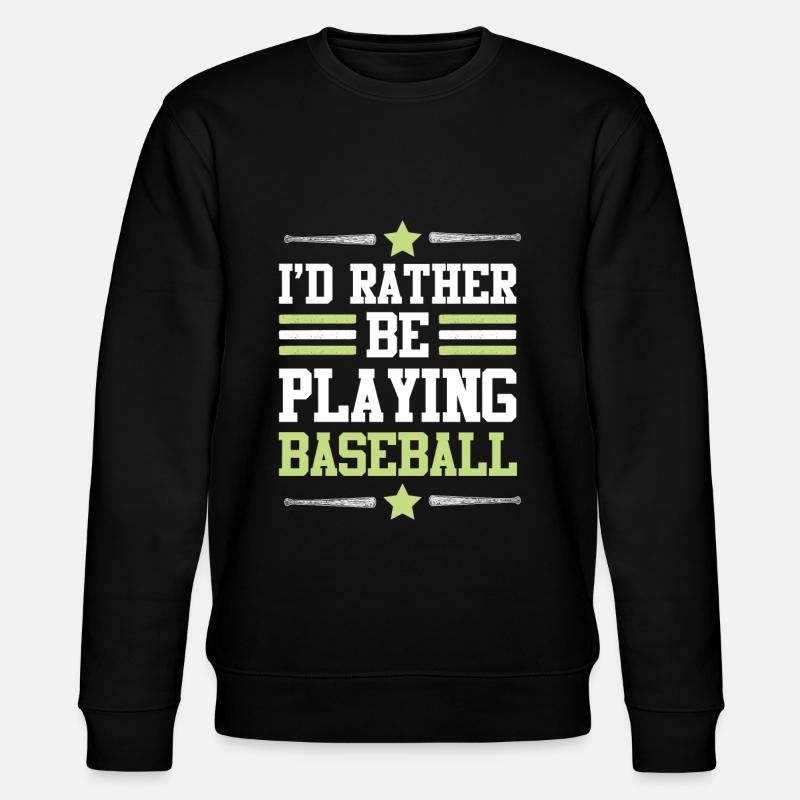 Baseball Game - Stanley/Stella CHANGER Unisex Organic Sweatshirt - black