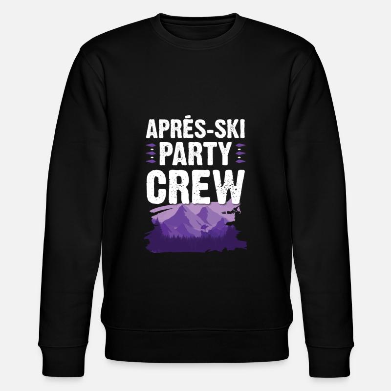Apres SKi Party Crew - Stanley/Stella Unisex Bio-Sweatshirt CHANGER  - Schwarz
