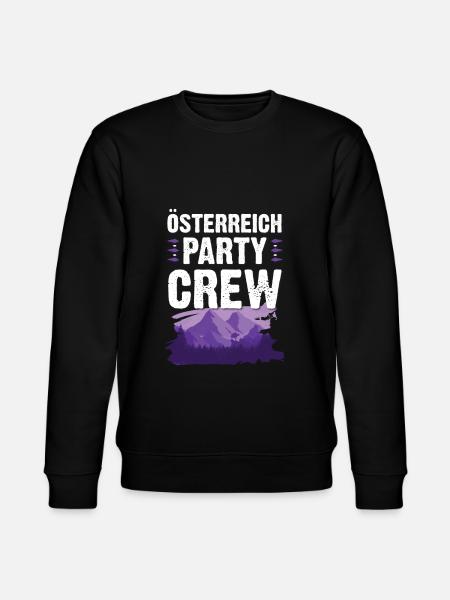 Austria Party Crew - Stanley/Stella CHANGER Unisex Organic Sweatshirt - black