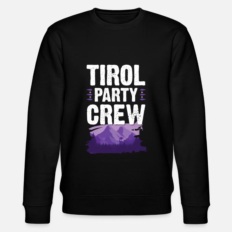 Tirol Party Crew - Sweat bio CHANGER Stanley/Stella Unisexe - noir