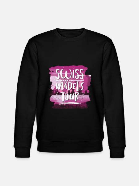 Swiss Mädels Tour - Stanley/Stella Unisex Bio-Sweatshirt CHANGER - Schwarz