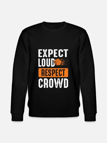 basketball respect - Stanley/Stella Unisex Bio-Sweatshirt CHANGER - Schwarz