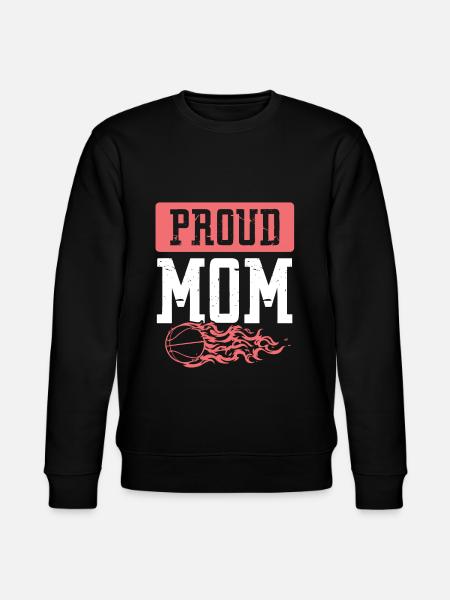 basketball mama - Stanley/Stella Unisex Bio-Sweatshirt CHANGER  - Schwarz