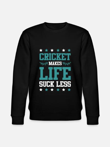 Cricket Life - Stanley/Stella CHANGER Unisex Organic Sweatshirt - black