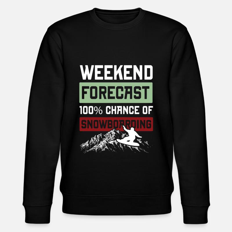 Week-end de snowboard - Sweat bio CHANGER Stanley/Stella Unisexe - noir