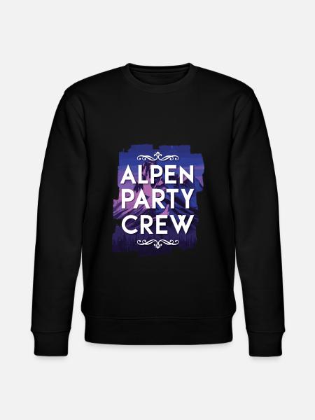 Alpen Party Crew - Stanley/Stella CHANGER Unisex Organic Sweatshirt - black