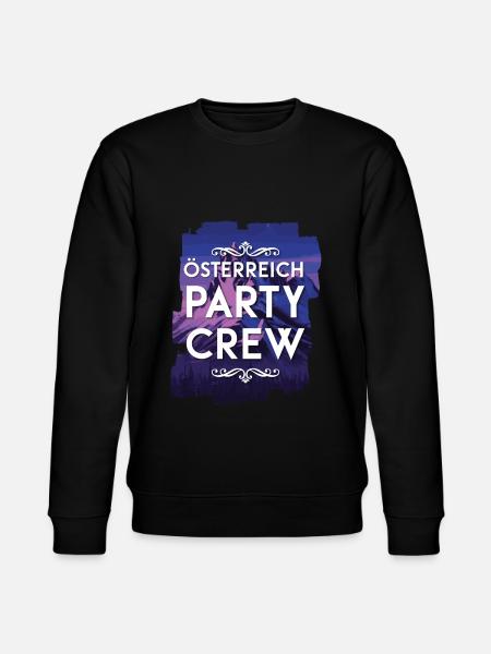 Austria Party Crew - Stanley/Stella CHANGER Unisex Organic Sweatshirt - black