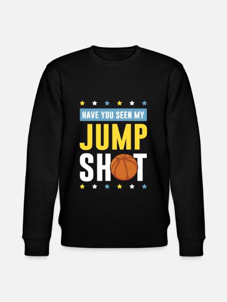 Basketball Jump Shot - Stanley/Stella CHANGER Unisex Organic Sweatshirt - black