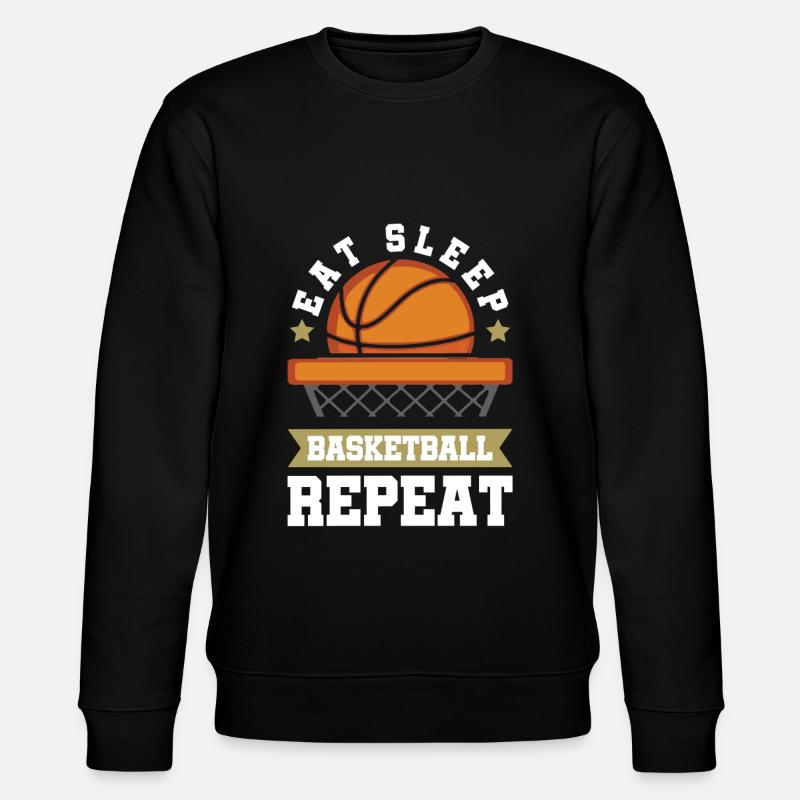Manger dormir Basketball Répéter - Sweat bio CHANGER Stanley/Stella Unisexe - noir