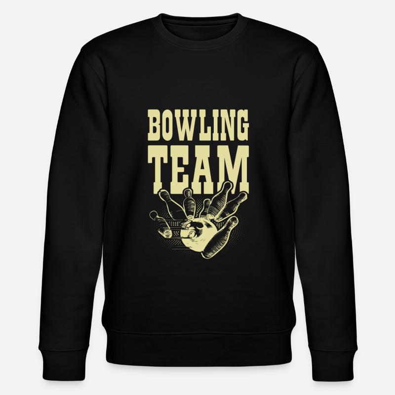 Bowling Team - Stanley/Stella Unisex Bio-Sweatshirt CHANGER  - Schwarz