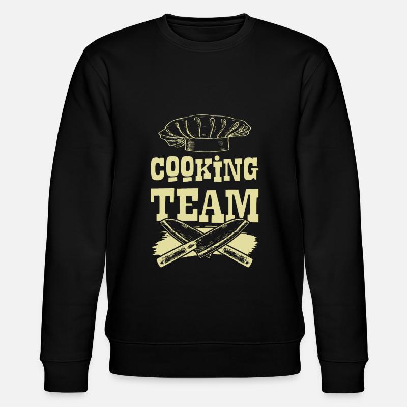 cooking team - Stanley/Stella Unisex Bio-Sweatshirt CHANGER  - Schwarz