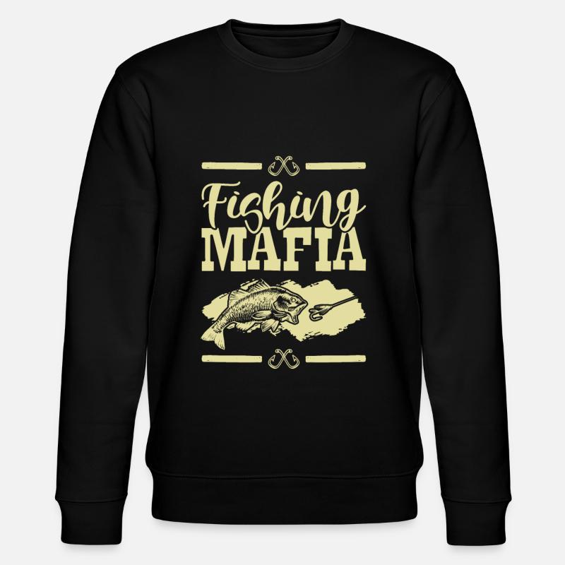 Fishing Mafia - Stanley/Stella Unisex Bio-Sweatshirt CHANGER  - Schwarz