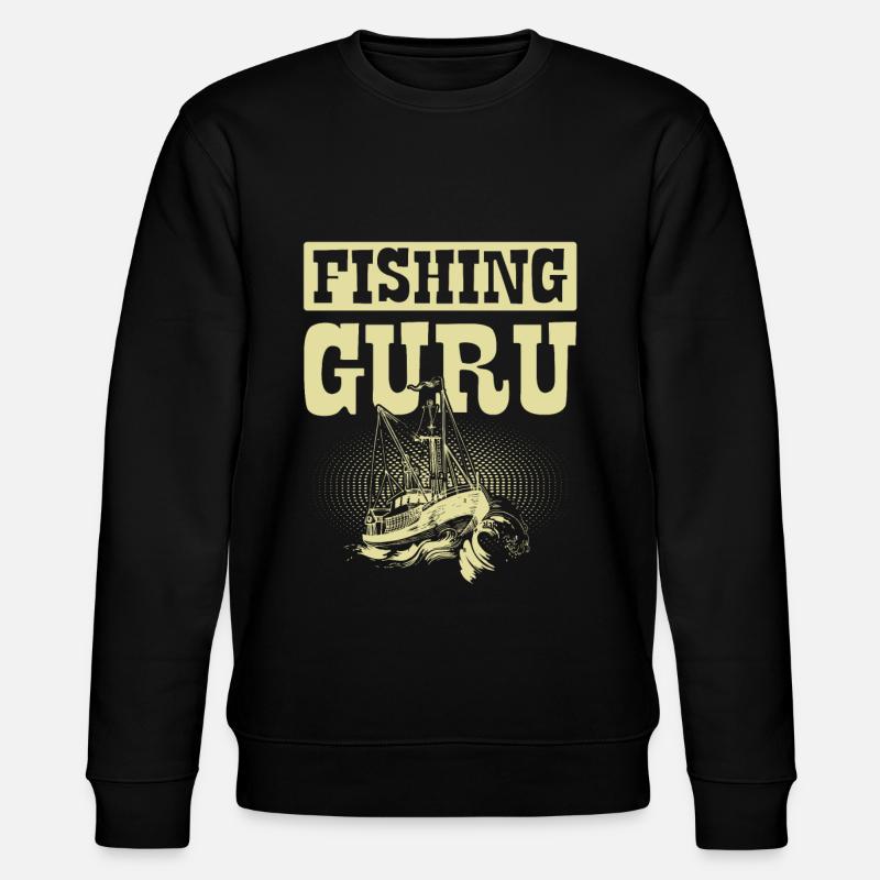 Fishing Guru - Stanley/Stella Unisex Bio-Sweatshirt CHANGER  - Schwarz
