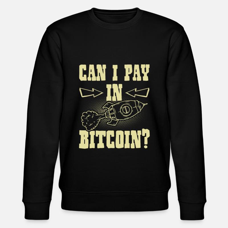 Payer avec Bitcoin - Sweat bio CHANGER Stanley/Stella Unisexe - noir
