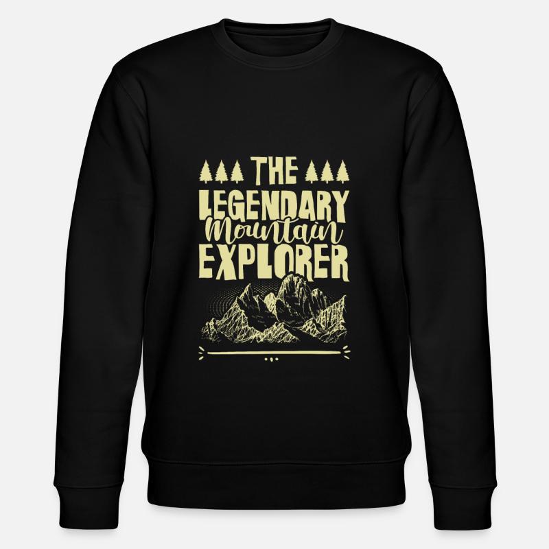 Mountain Explorer - Stanley/Stella CHANGER Unisex Organic Sweatshirt - black