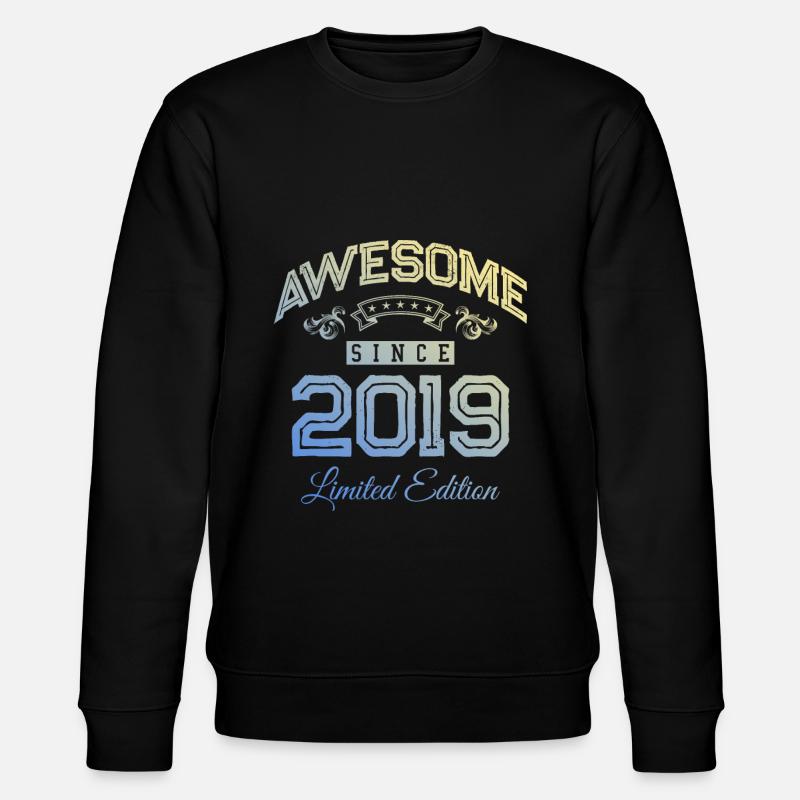 2019 génial depuis - Sweat bio CHANGER Stanley/Stella Unisexe - noir