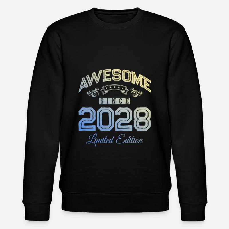 2028 awesome since - Stanley/Stella Unisex Bio-Sweatshirt CHANGER  - Schwarz