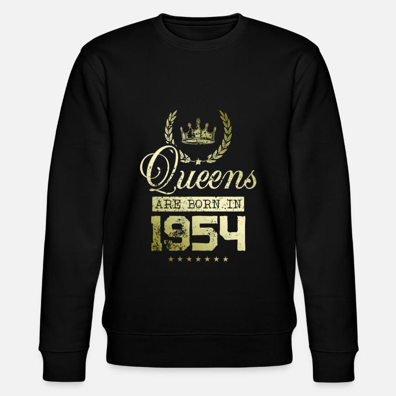 Queens nées en 1954 - Sweat bio CHANGER Stanley/Stella Unisexe - noir