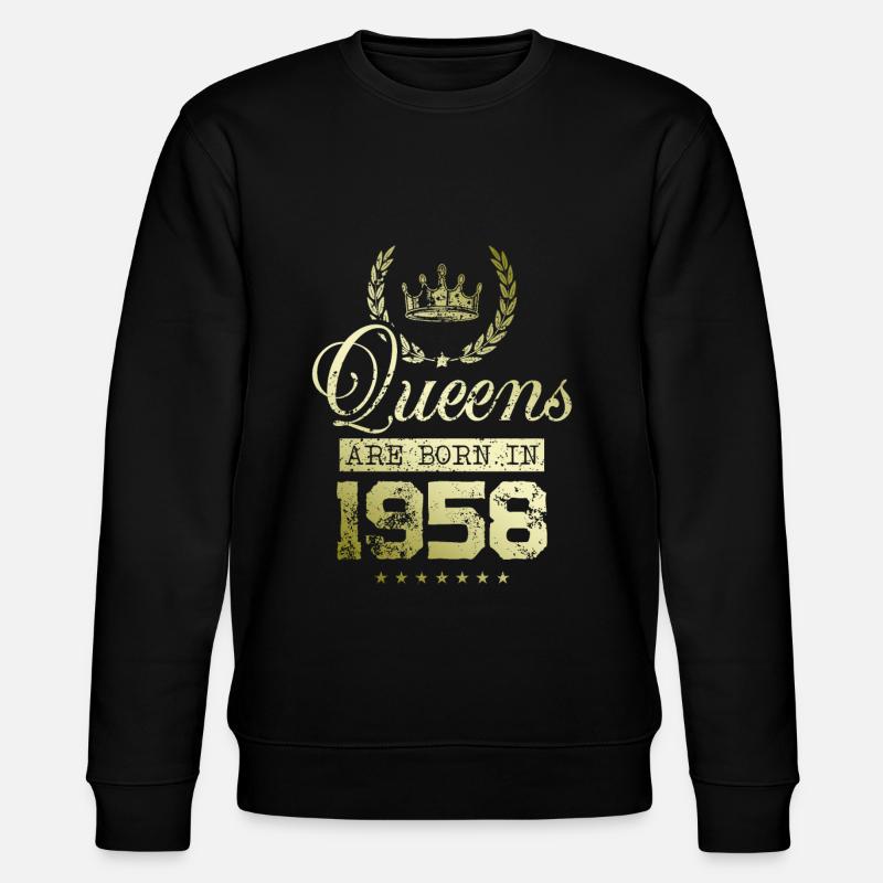Queens nées en 1958 - Sweat bio CHANGER Stanley/Stella Unisexe - noir