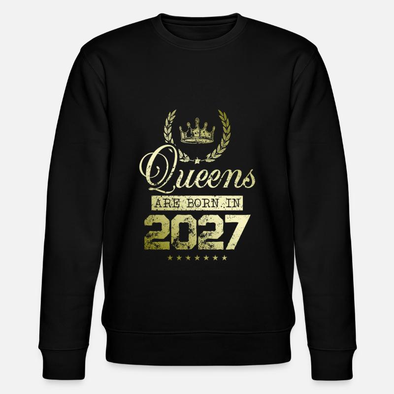 Queens nées en 2027 - Sweat bio CHANGER Stanley/Stella Unisexe - noir