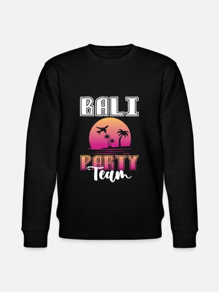 Bali party team - Stanley/Stella CHANGER Unisex Organic Sweatshirt - black