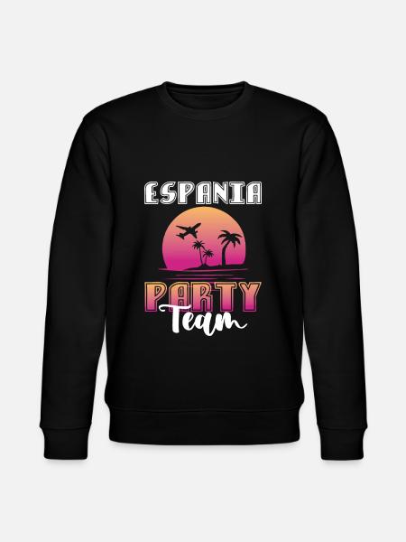 Spain Party Team - Stanley/Stella CHANGER Unisex Organic Sweatshirt - black