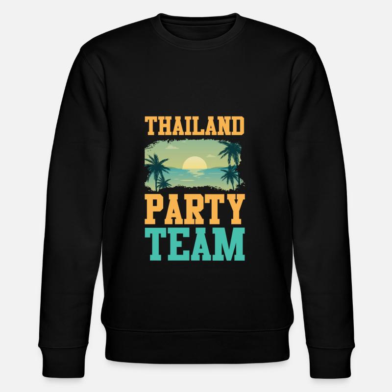 Thailand Party Team - Stanley/Stella Unisex Bio-Sweatshirt CHANGER  - Schwarz