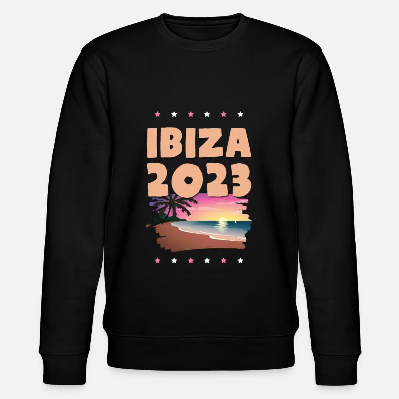 Ibiza 2023 - Stanley/Stella Unisex Bio-Sweatshirt CHANGER  - Schwarz
