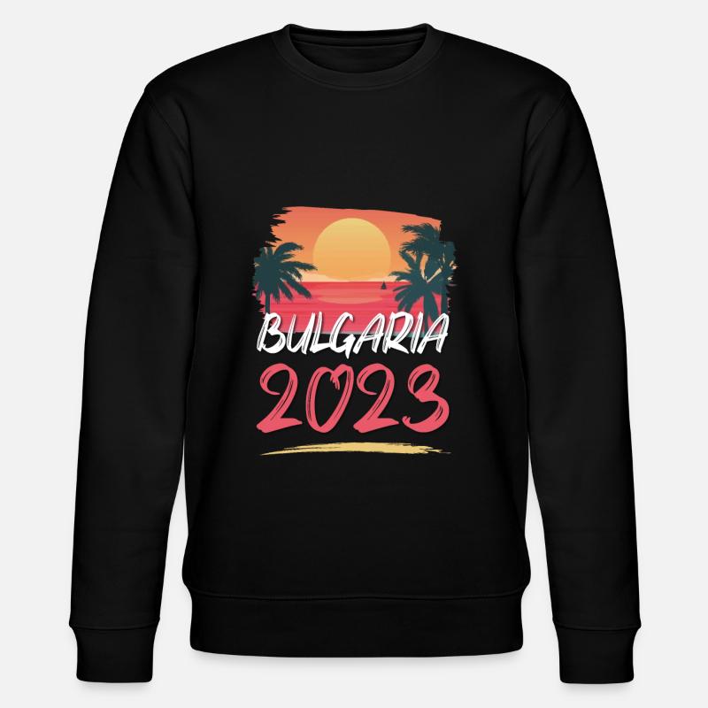 Bulgarien 2023 - Stanley/Stella Unisex Bio-Sweatshirt CHANGER  - Schwarz