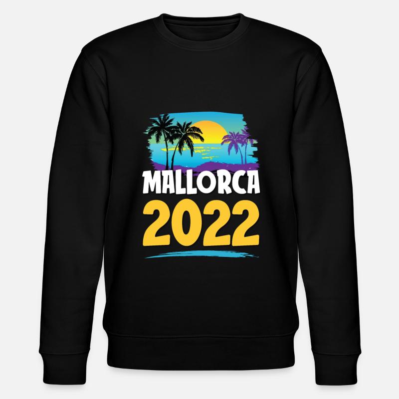 Mallorca 2023 - Stanley/Stella Unisex Bio-Sweatshirt CHANGER  - Schwarz