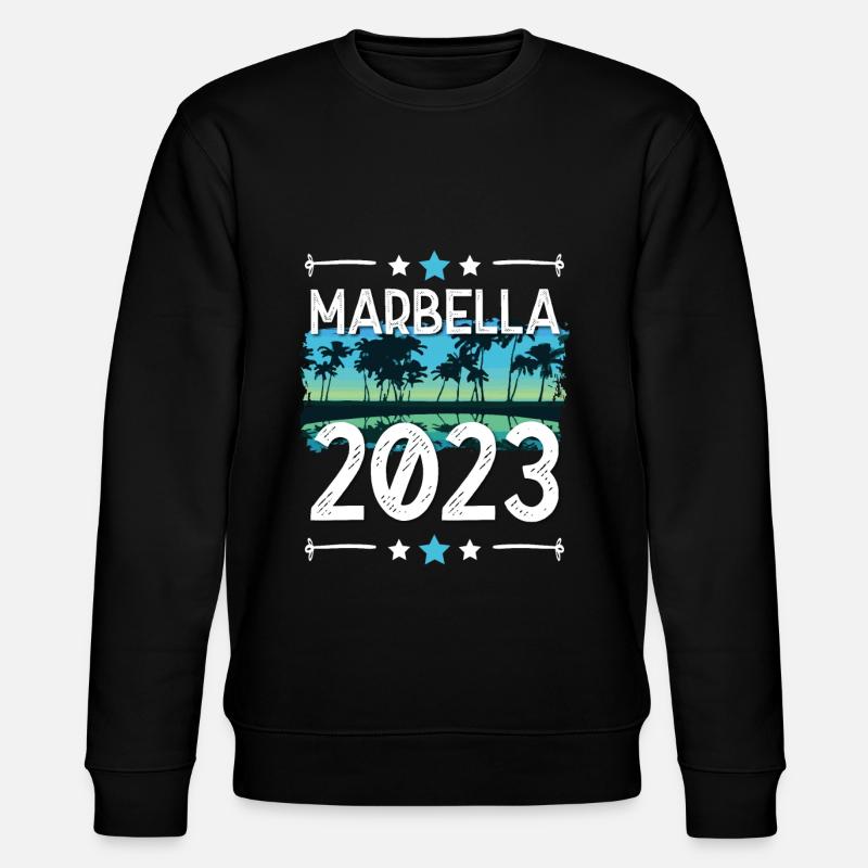 Marbella 2023 - Stanley/Stella Unisex Bio-Sweatshirt CHANGER  - Schwarz