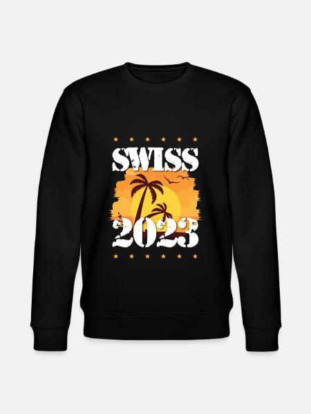 Schweiz 2023 - Stanley/Stella Unisex Bio-Sweatshirt CHANGER  - Schwarz