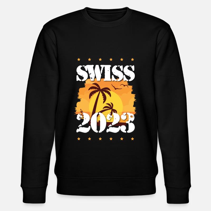 Schweiz 2023 - Stanley/Stella Unisex Bio-Sweatshirt CHANGER  - Schwarz