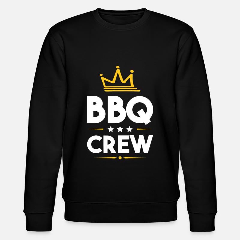 Bbq Crew - Stanley/Stella CHANGER Unisex Organic Sweatshirt - black