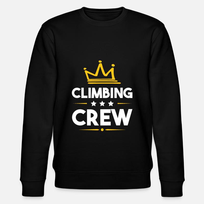 Climbing Crew - Stanley/Stella CHANGER Unisex Organic Sweatshirt - black