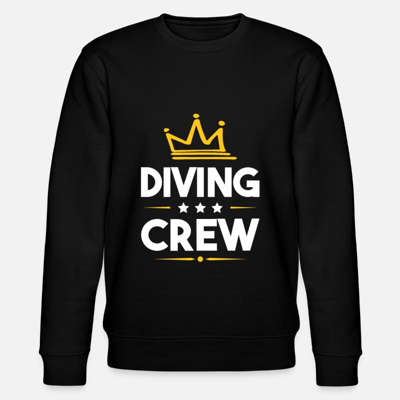 Diving Crew - Stanley/Stella CHANGER Unisex Organic Sweatshirt - black