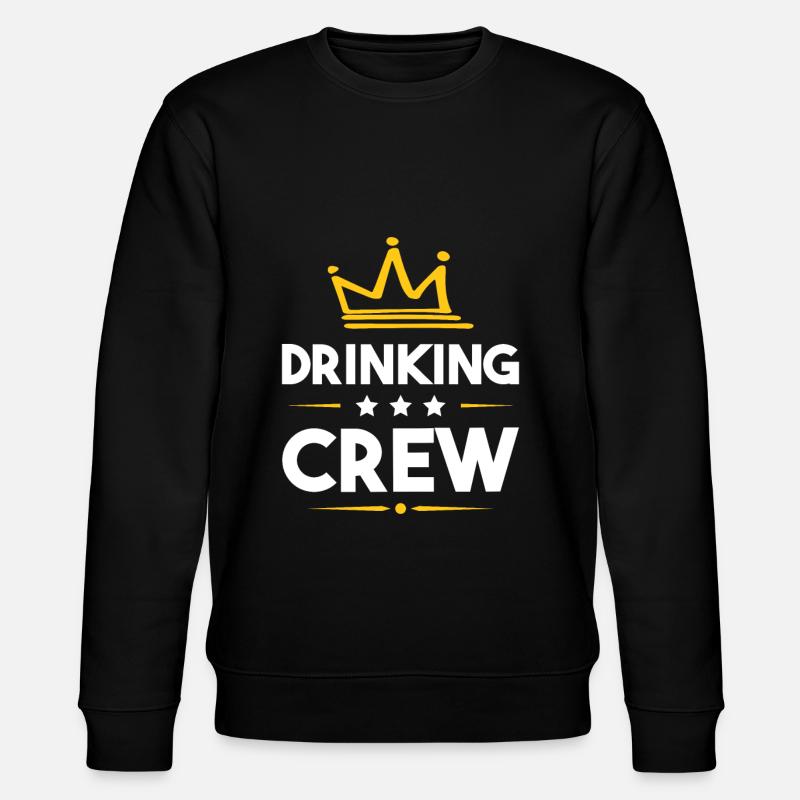 Drinking Crew - Stanley/Stella Unisex Bio-Sweatshirt CHANGER  - Schwarz