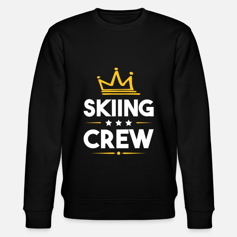 Skiing Crew - Stanley/Stella Unisex Bio-Sweatshirt CHANGER  - Schwarz