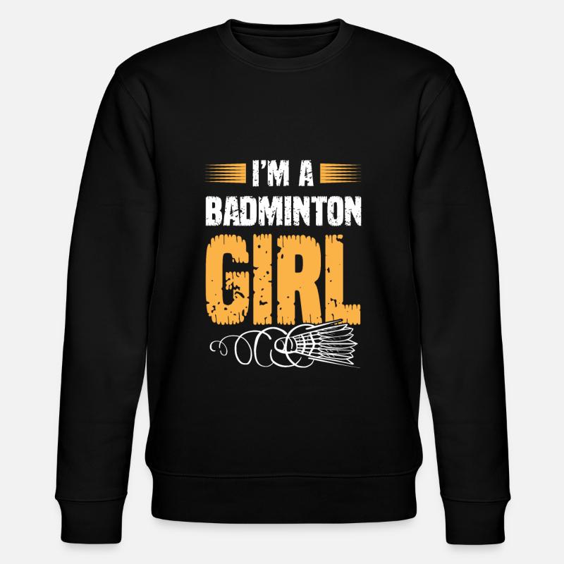 Badminton Filles - Sweat bio CHANGER Stanley/Stella Unisexe - noir