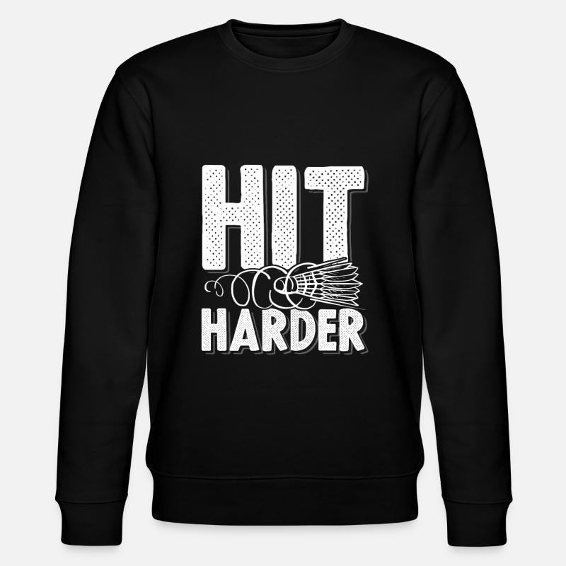 badminton sport - Stanley/Stella Unisex Bio-Sweatshirt CHANGER  - Schwarz