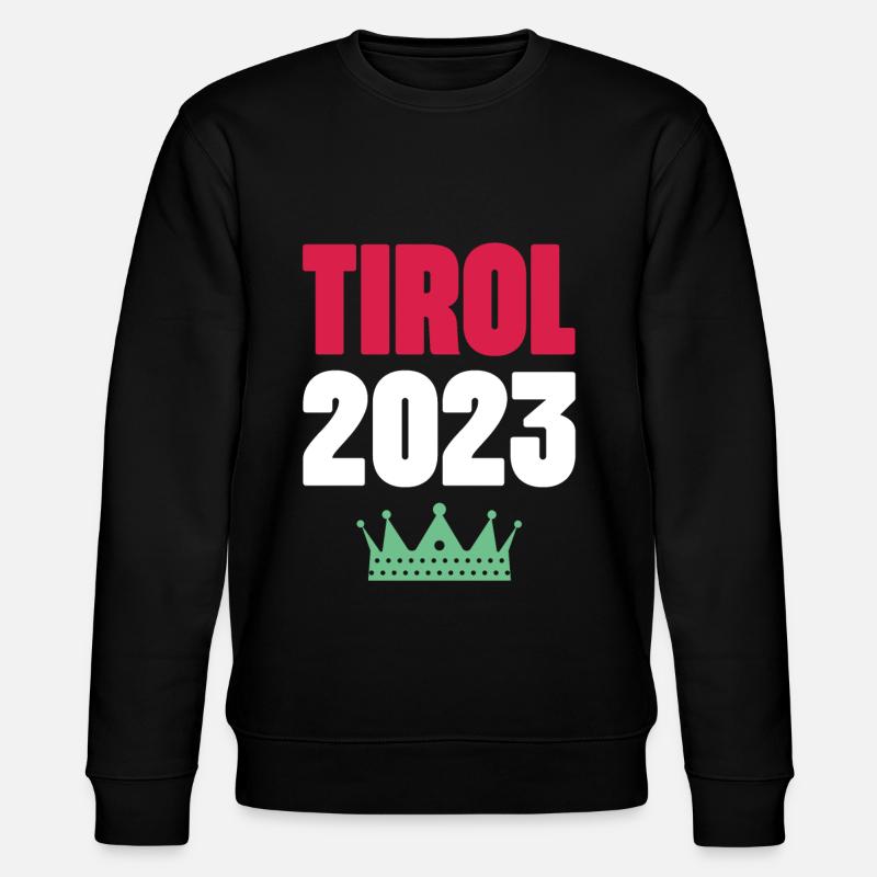 Tirol 2023 Krone - Stanley/Stella Unisex Bio-Sweatshirt CHANGER - Schwarz