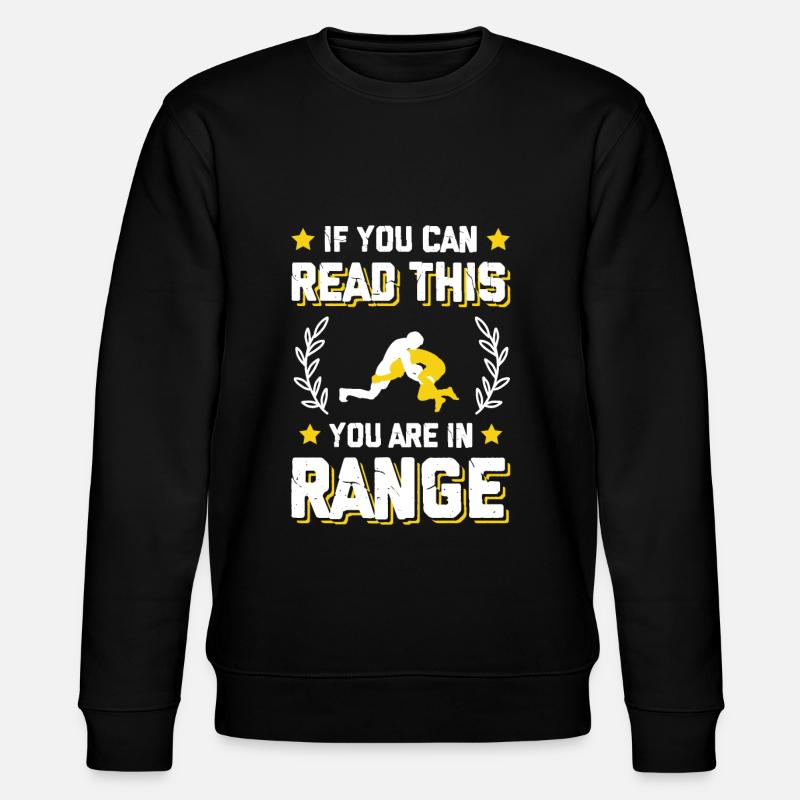 mma lustiger spruch - Stanley/Stella Unisex Bio-Sweatshirt CHANGER  - Schwarz