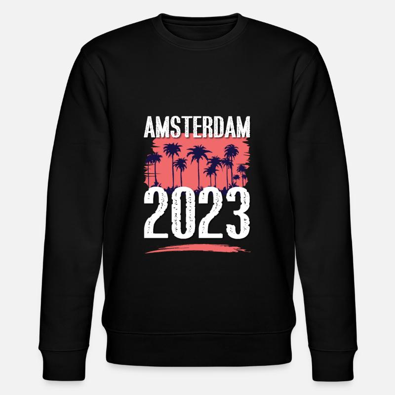 Amsterdam 2023 - Stanley/Stella Unisex Bio-Sweatshirt CHANGER  - Schwarz