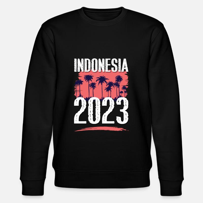 Indonesia 2023 - Stanley/Stella Unisex Bio-Sweatshirt CHANGER  - Schwarz